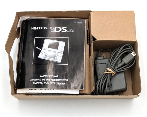 Nintendo DS Lite - Onyx Black - Console - Complete In Box - SNR UEF29427390 (B Grade) (Used)